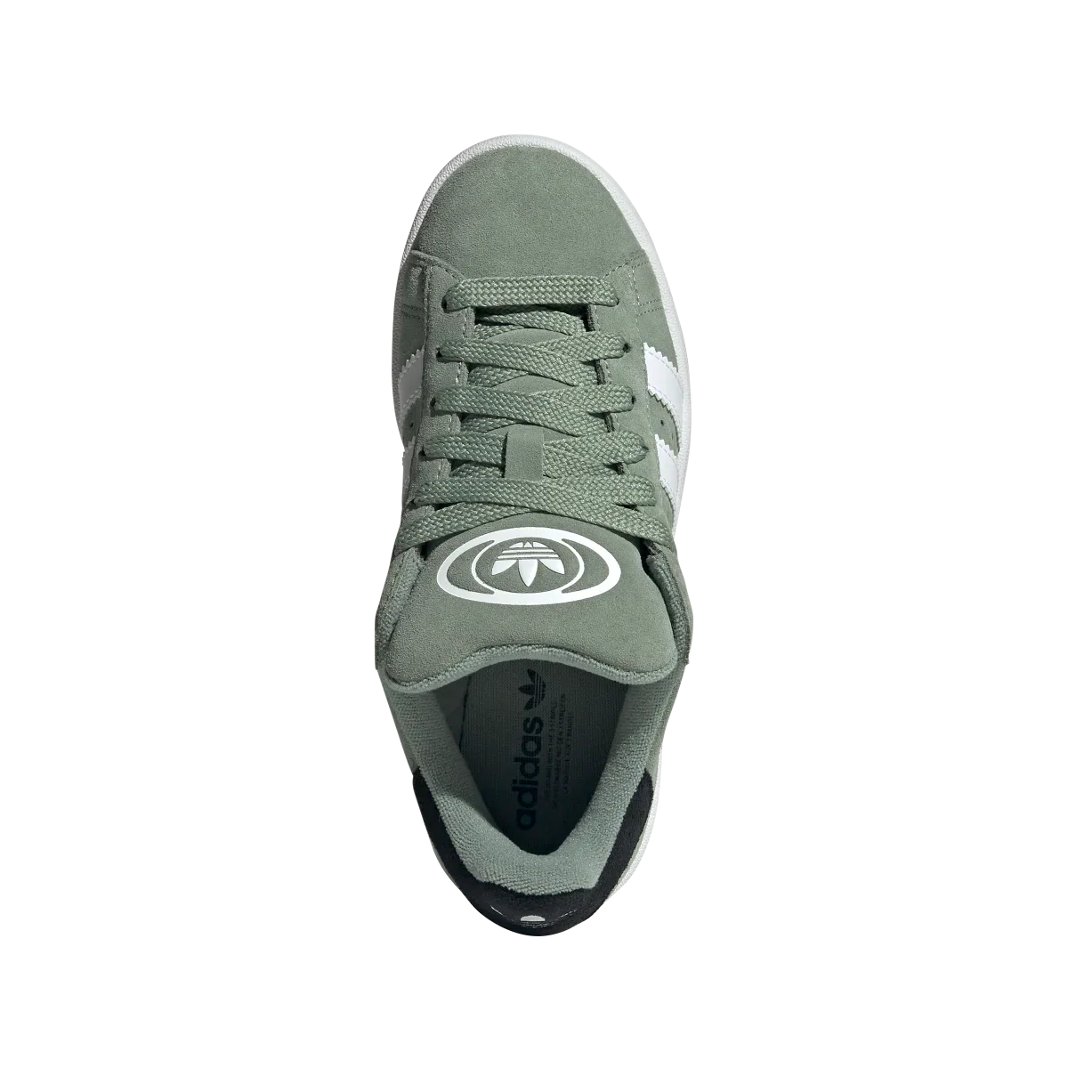 Adidas Campus 00s Silver Green Cloud White Gum - Image 3