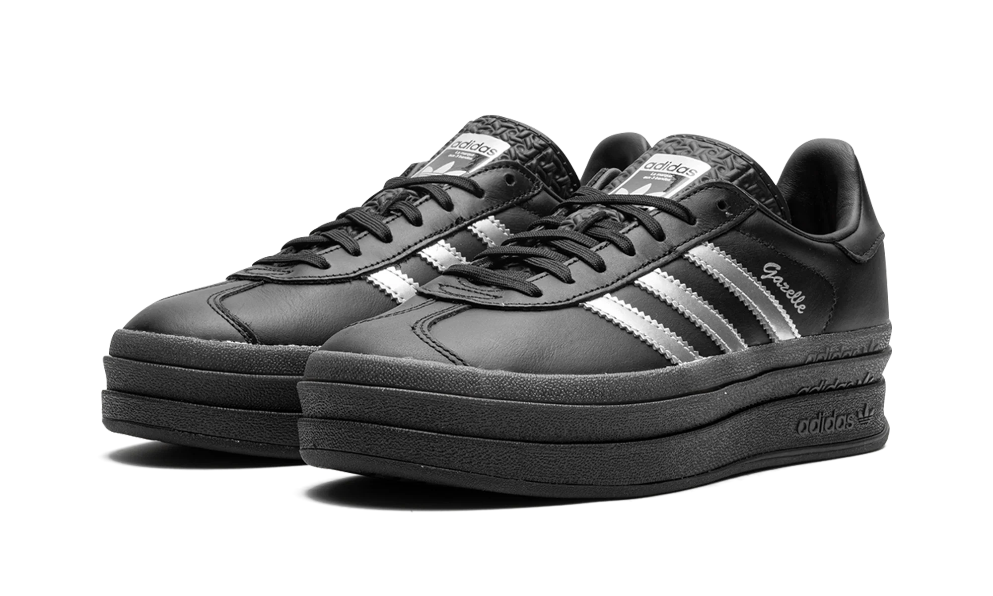 Adidas Gazelle Bold Pride Pabllo Vittar Core Black Silver Metallic Lucid Pink - Image 2