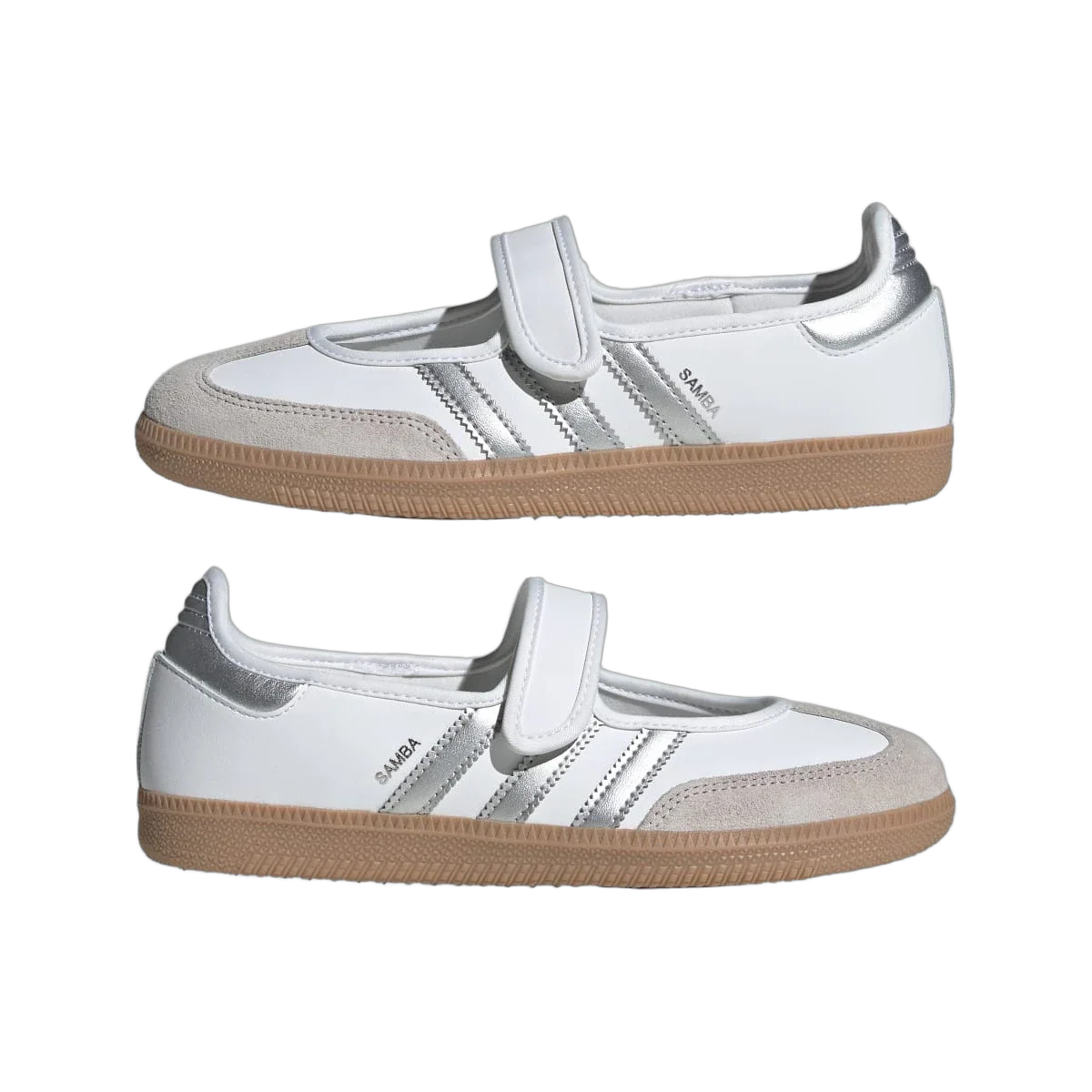 Adidas Samba Jane White Silver Metallic - Image 7