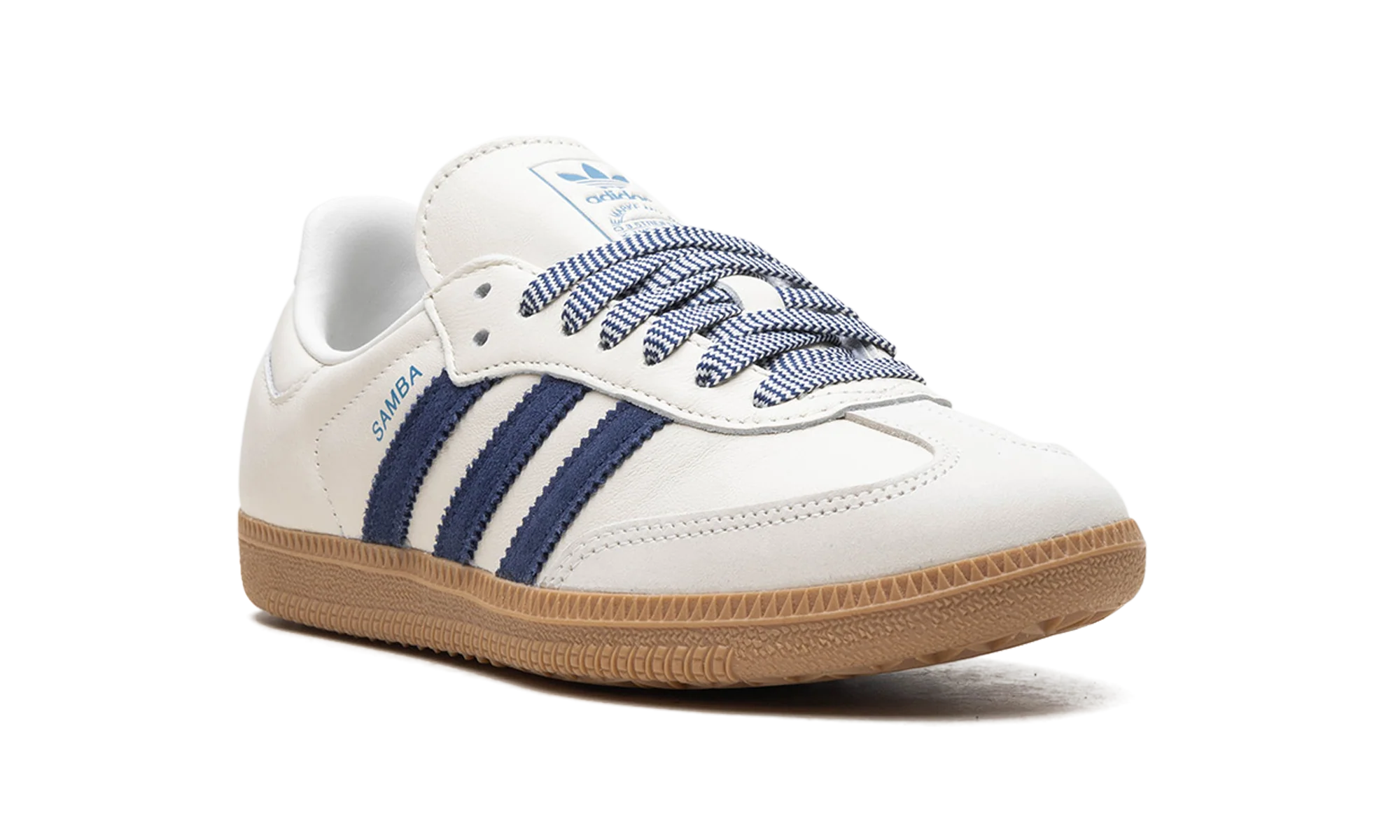 Adidas Samba Off White Dark Blue - Image 7