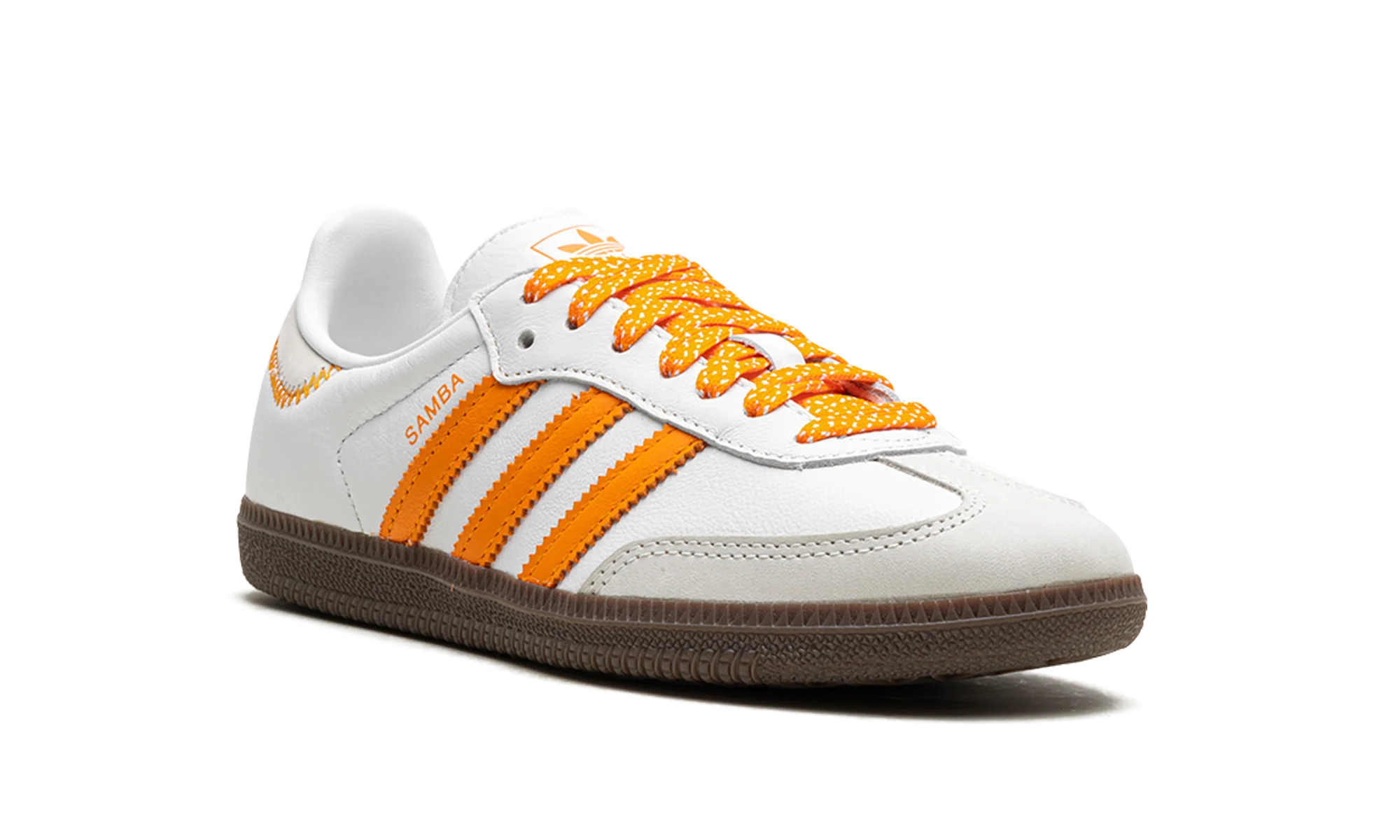 Adidas Samba OG Cloud White Orange - Image 7