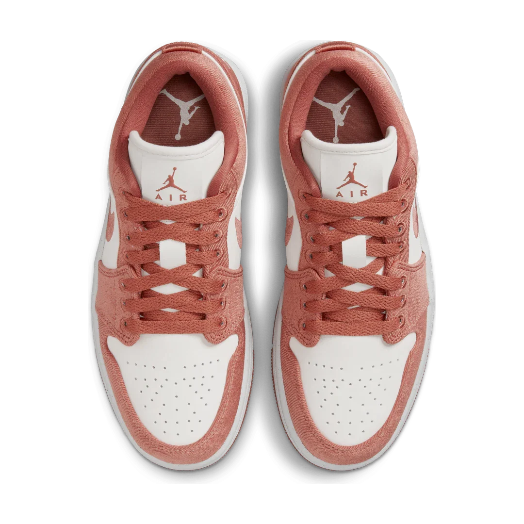 Air Jordan 1 Low SE Canvas Sky J Orange - Image 3