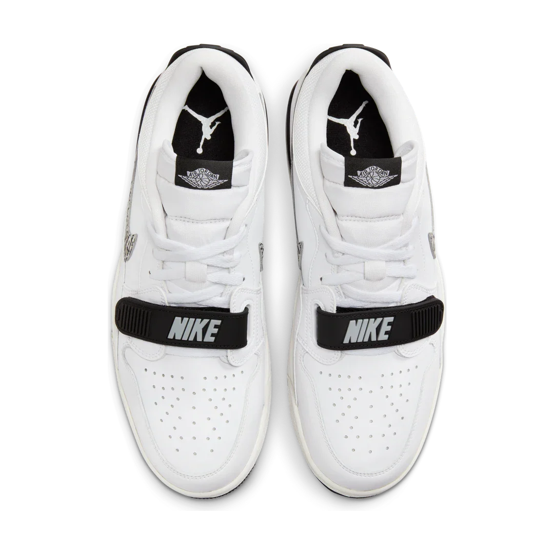 Air Jordan Legacy 312 Low White Black Elephant Swoosh - Image 3