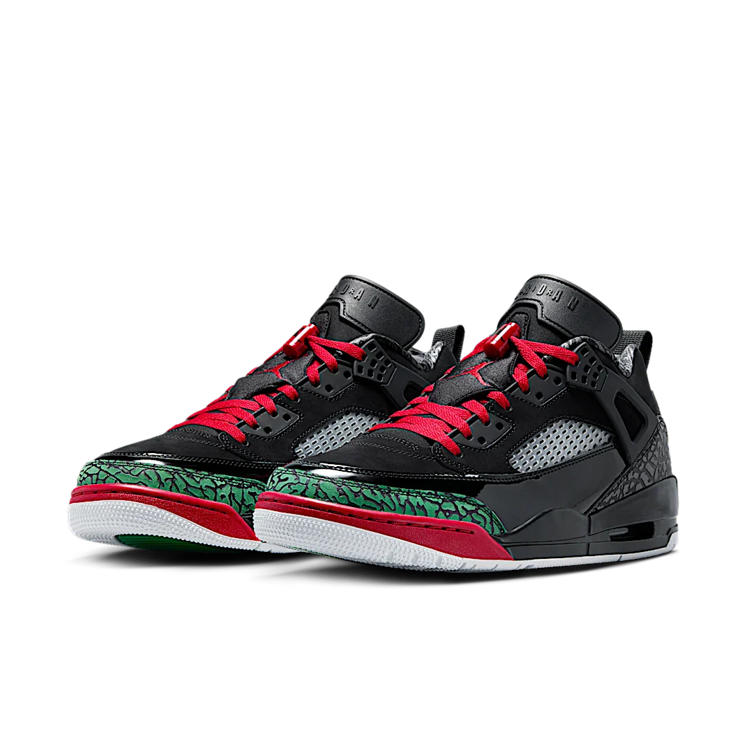 Air Jordan Spizike Low Black Classic Green White Varsity Red - Image 2