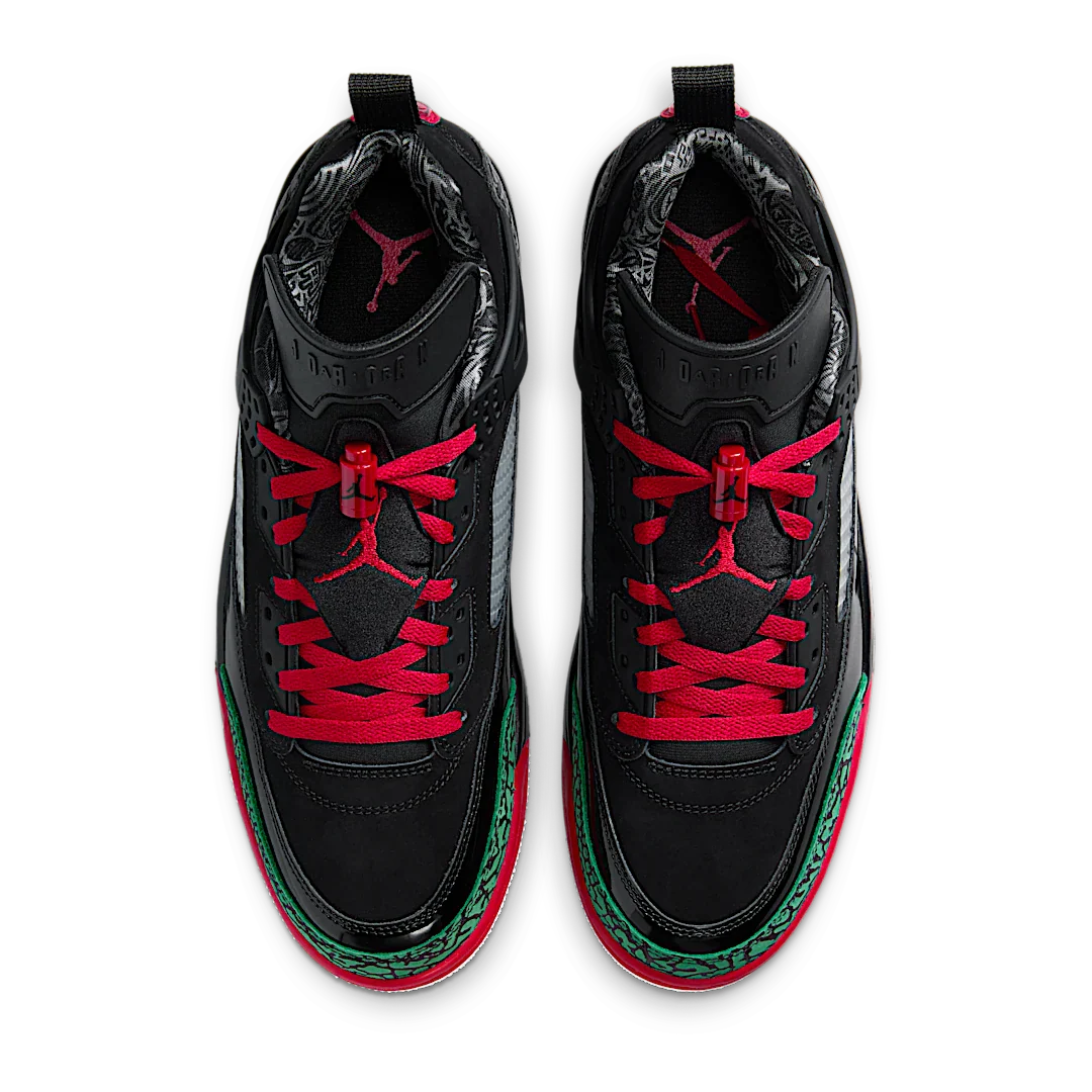 Air Jordan Spizike Low Black Classic Green White Varsity Red - Image 3