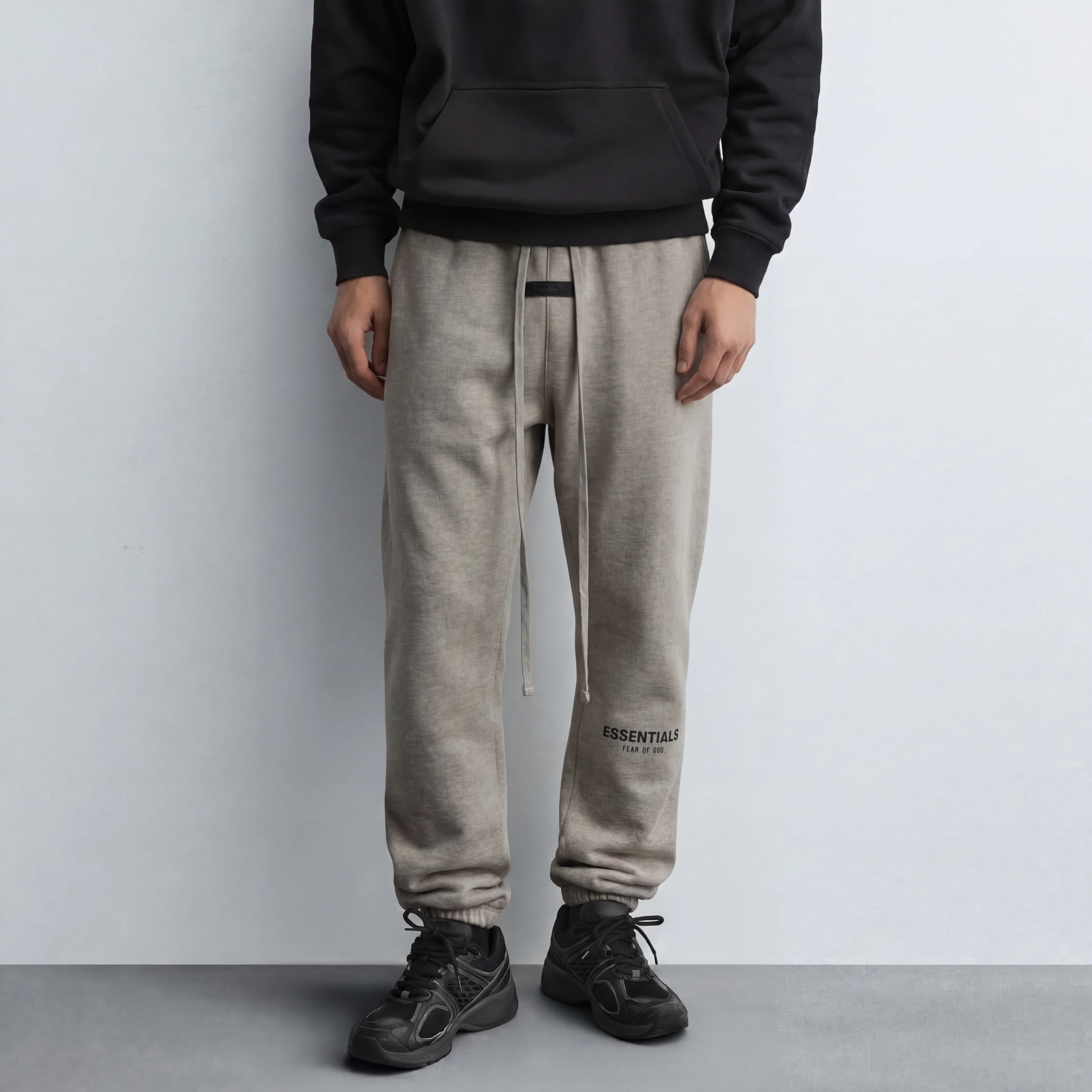 Fear of God Essentials Sweatpants Dark Oatmeal - Image 3