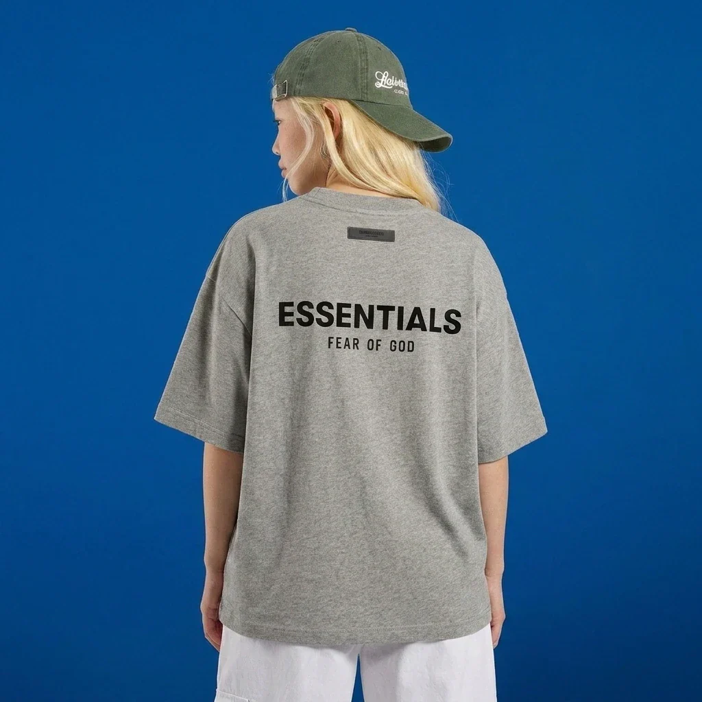 Fear of God Essentials T-shirt Dark Oatmeal - Image 5