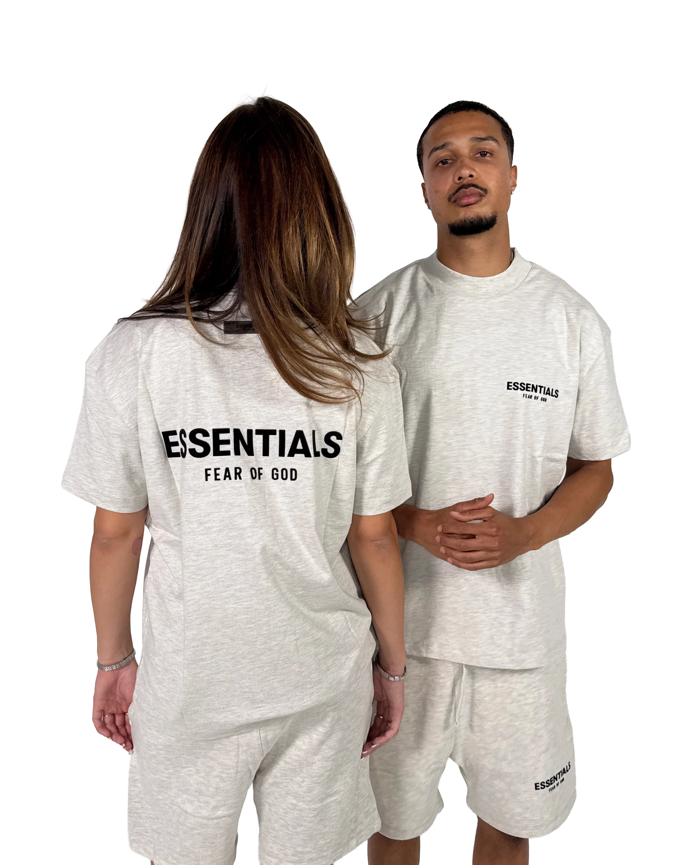 Fear of God Essentials T-shirt Light Oatmeal - Image 7