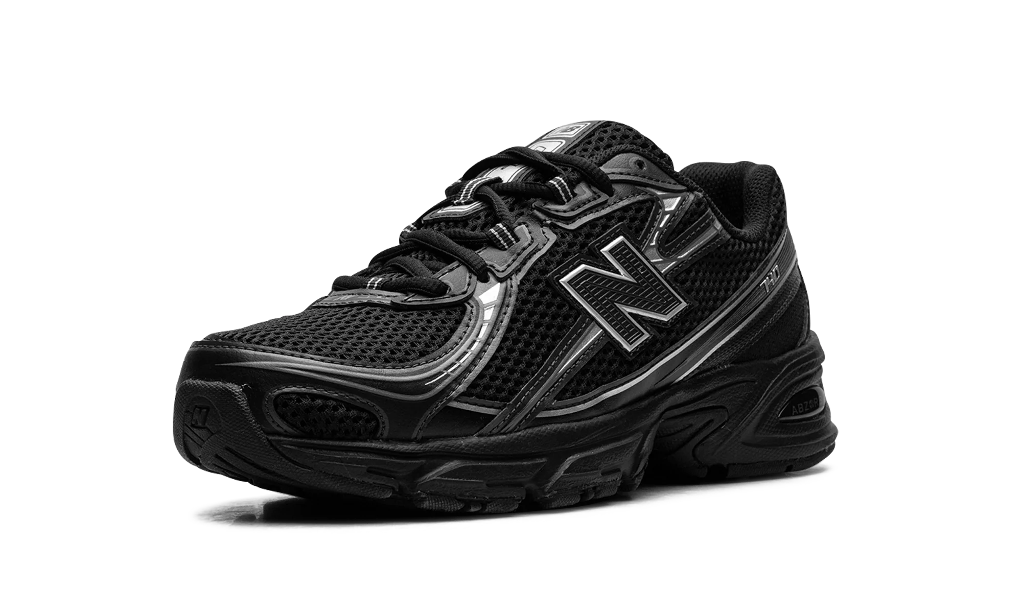 New Balance 740v2 Black Grey Silver - Image 4