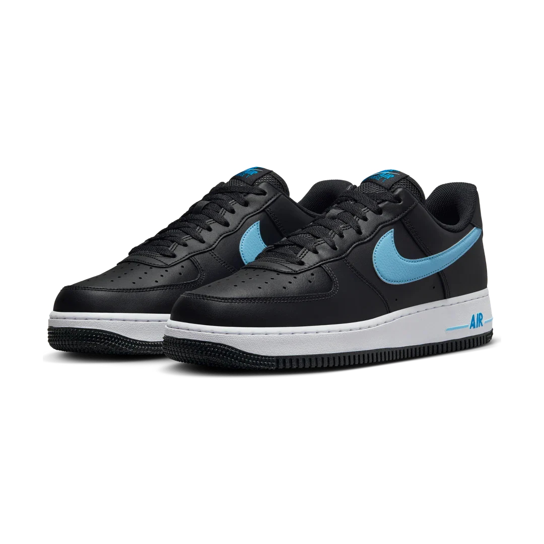 Nike Air Force 1 '07 Low Black University Blue - Image 2