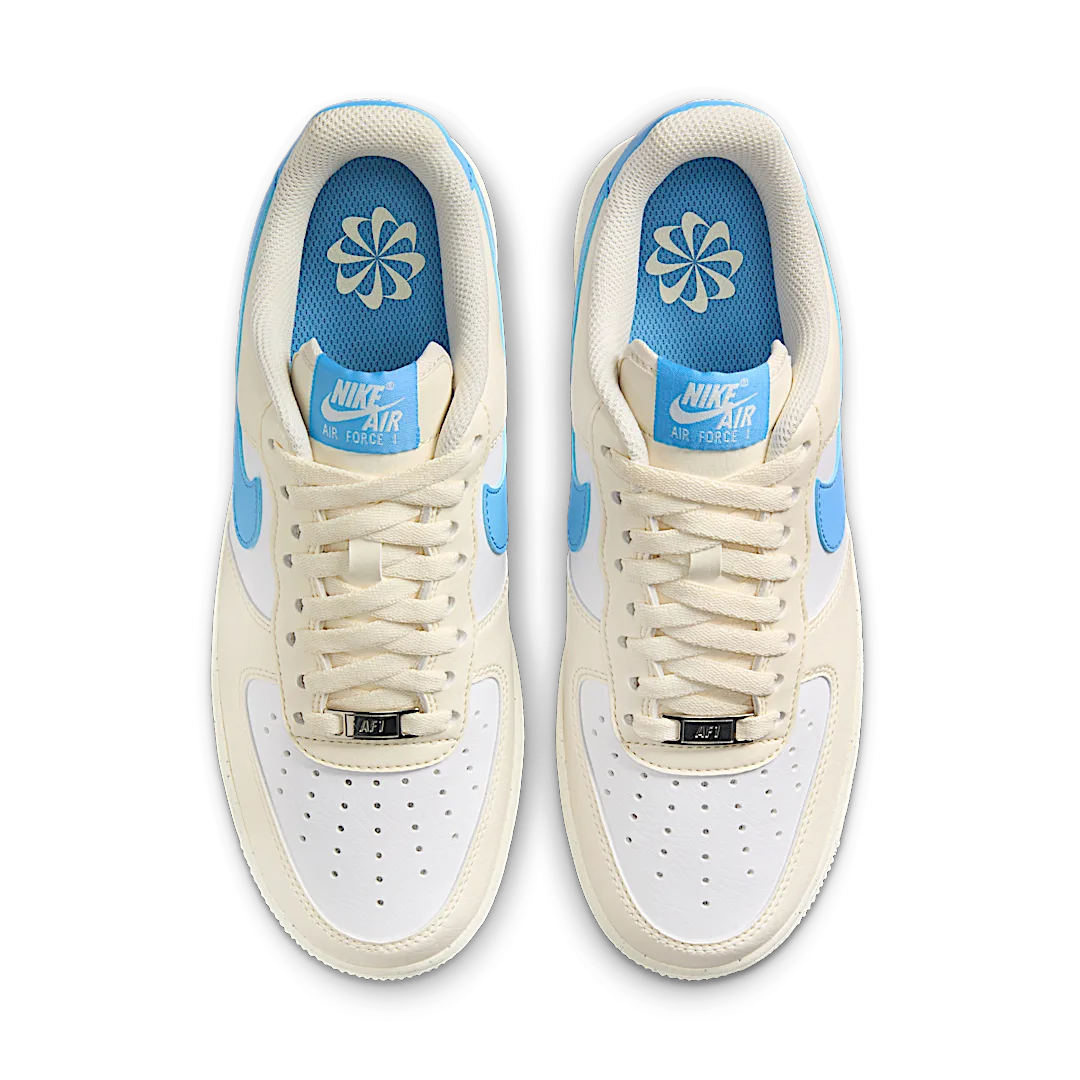 Nike Air Force 1 Low '07 Next Nature Pale Ivory University Blue - Image 3