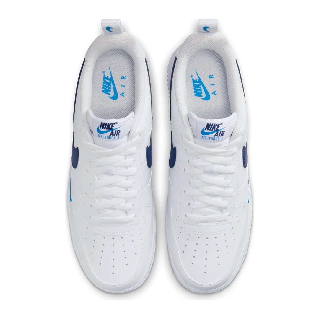 Nike Air Force 1 Low White Light Photo Blue Deep Royal Blue - Image 3