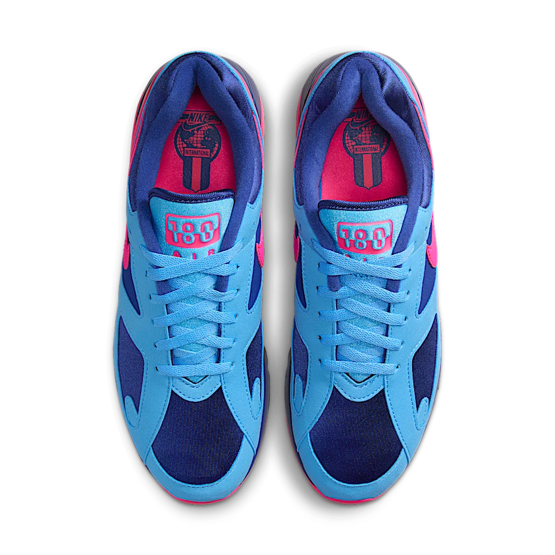 Nike Air Max 180 University Blue Hyper Pink - Image 3