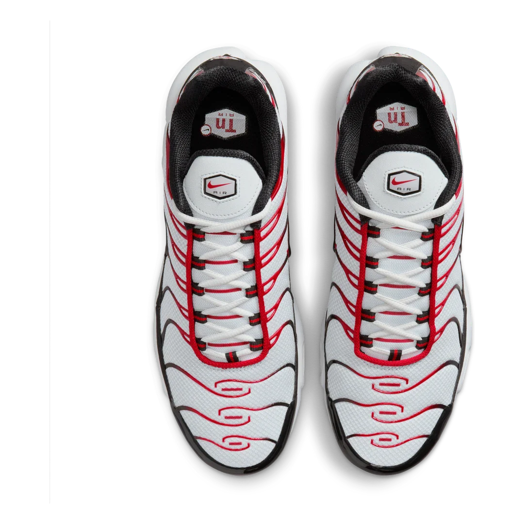 Nike Air Max Plus Pure Platinum Black University Red - Image 3