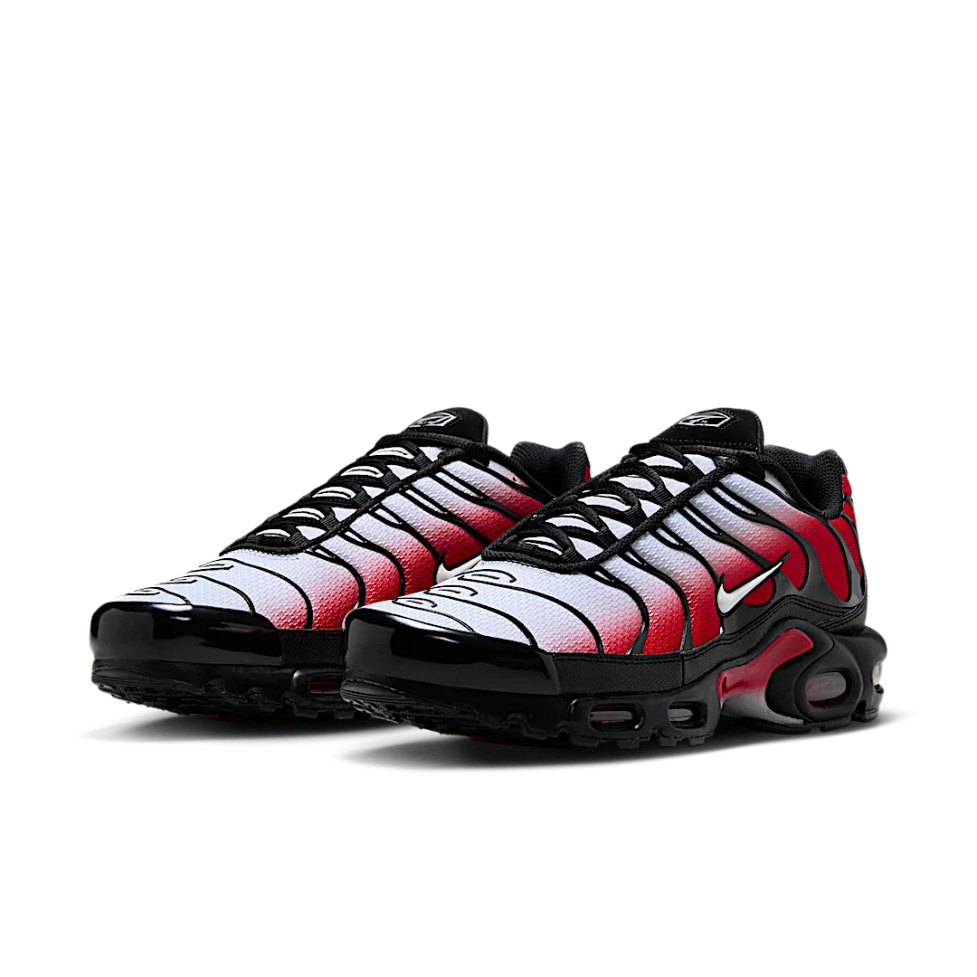 Nike Air Max Plus Pure Platinum University Red Black White - Image 2