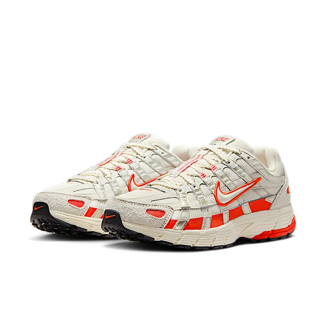 Nike P-6000 Sail Pale Ivory Light Bone Picante Red - Image 2
