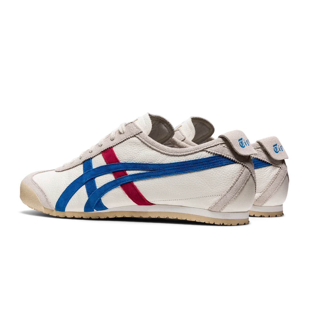 Onitsuka Tiger Mexico 66 Vintage White Directoire Blue Red - Image 3