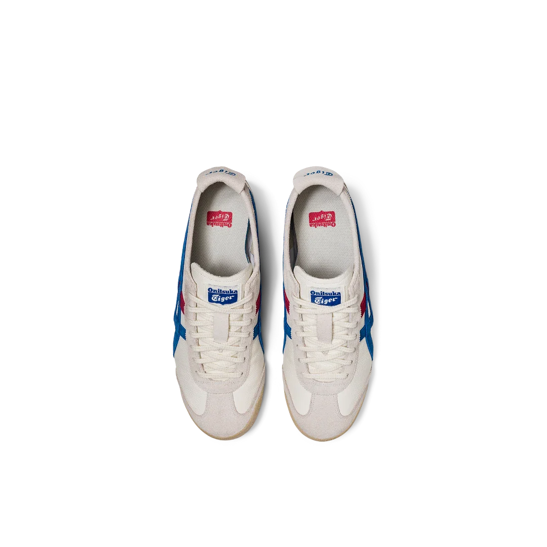 Onitsuka Tiger Mexico 66 Vintage White Directoire Blue Red - Image 4