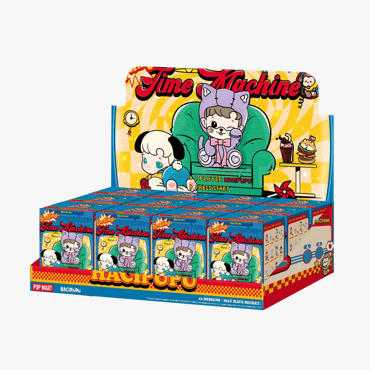 Pop Mart HACIPUPU Rolling Time Machine Series Figures Blind Box - Image 10